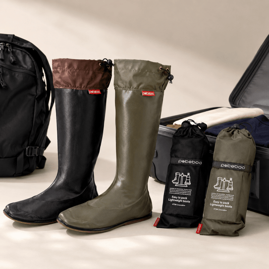 Pokeboo Packable Boots - Charcoal - Pokeboo.uk