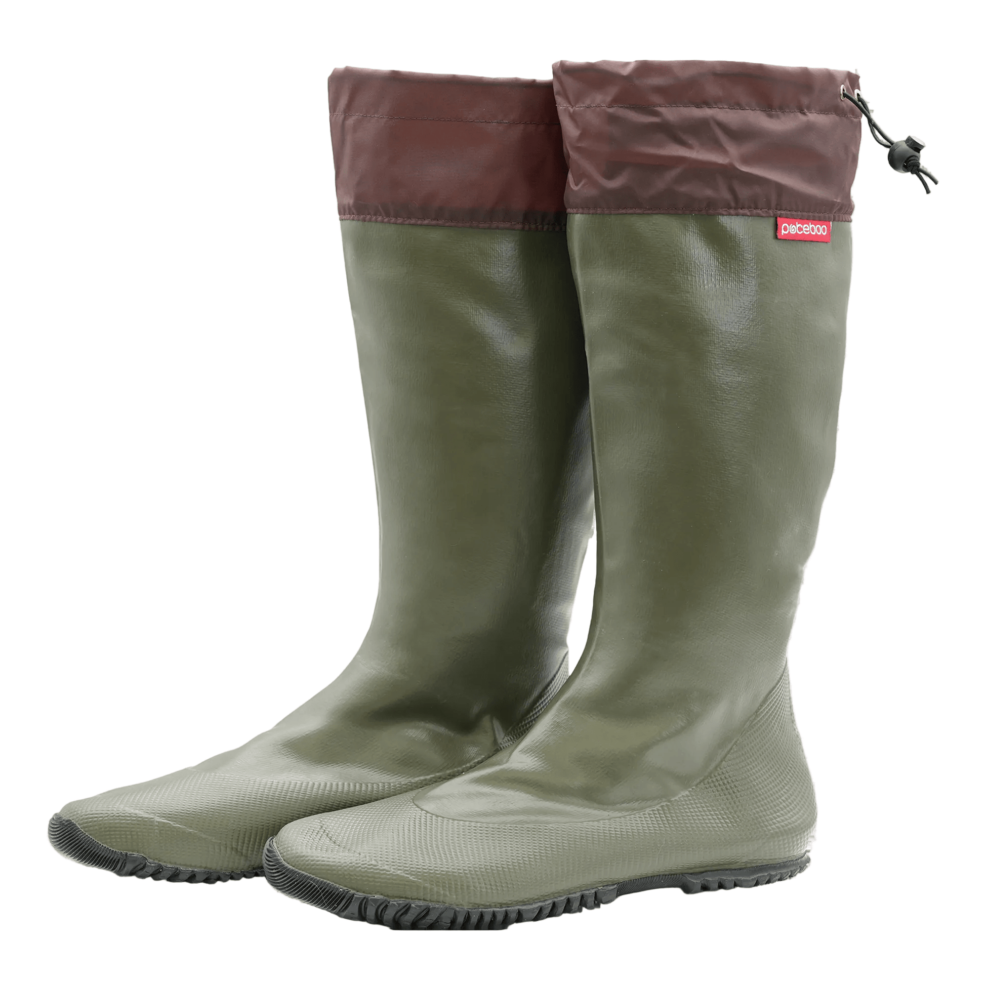 NEW Pokeboo TREAD Packable Boots - Khaki - Pokeboo.uk