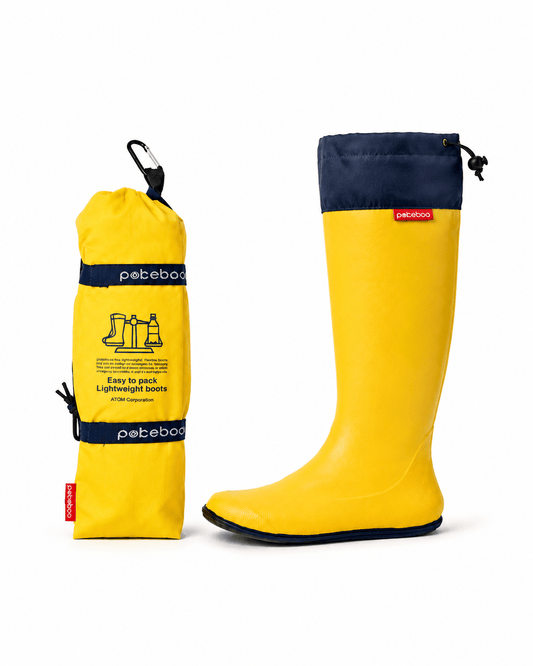 Pokeboo Packable Boots - Yellow - Pokeboo.uk