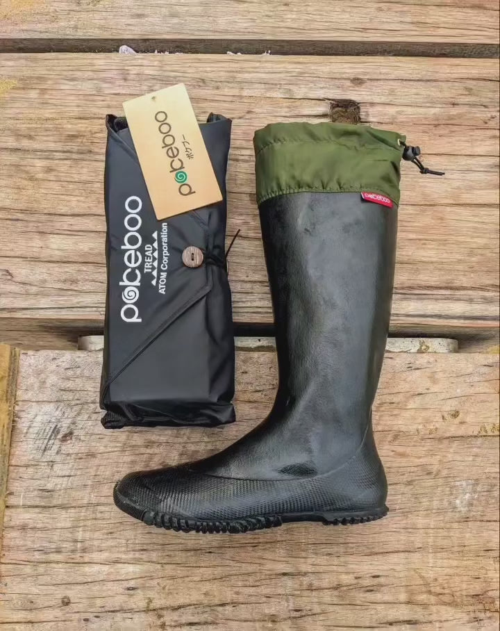 Pokeboo Packable Boots close up of rain Boots video