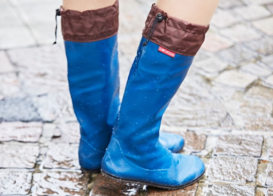 pokeboo packable boots - royal blue